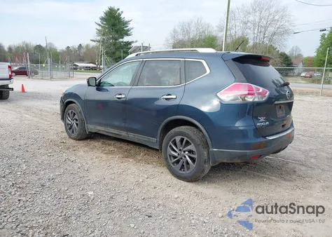 2016 Nissan Rogue Sl из США, поврежденный, VIN 5N1AT2MT7GC865144